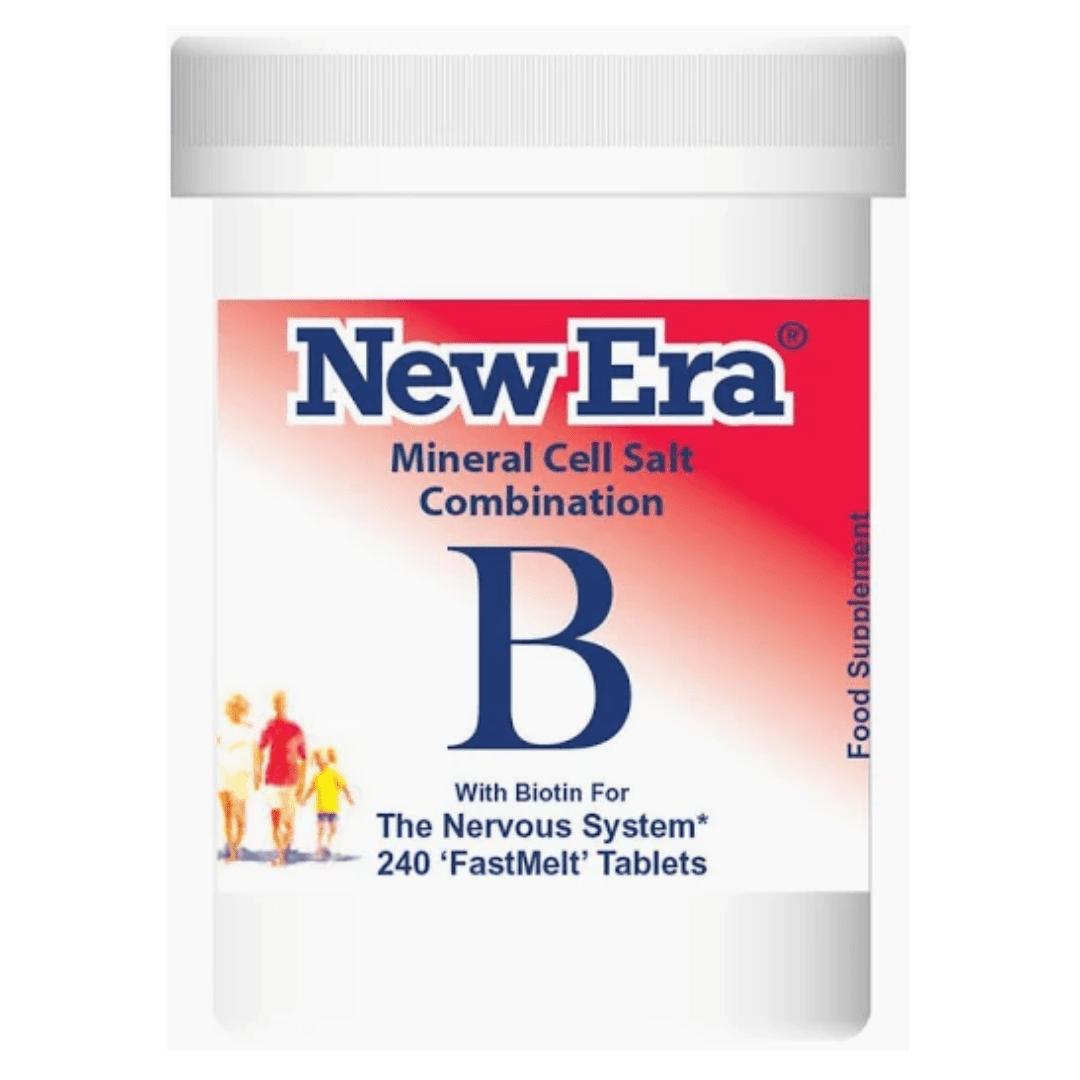 New Era Mineral Tissue Salt Combn B Nervous System - Earthfare Supermarket - 5013007065908