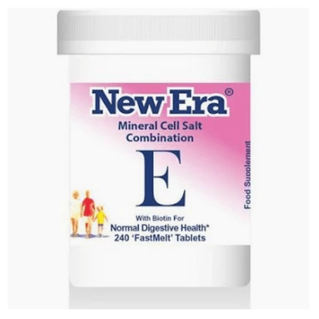 New Era Mineral Tissue Salt Combn E Normal Digestive Health - Earthfare Supermarket - 5013007065939