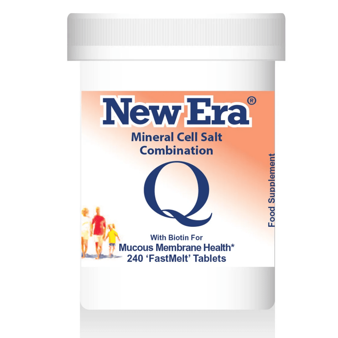 New Era Mineral Tissue Salt Combn Q Mucous Membrane Health - Earthfare Supermarket - 5013007065656