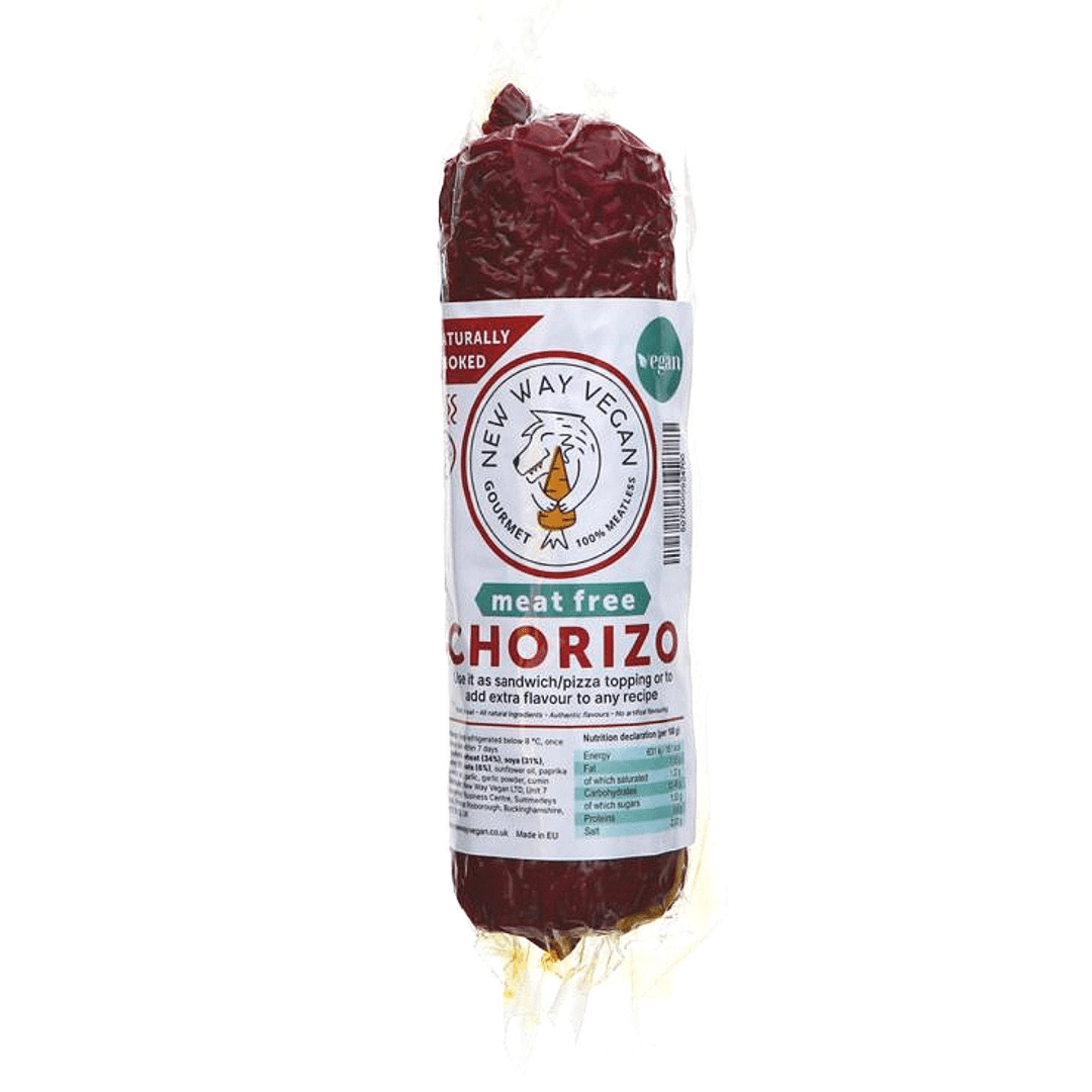 New Way Vegan Smokey Chorizo 300g - Earthfare Supermarket - 5070000924700