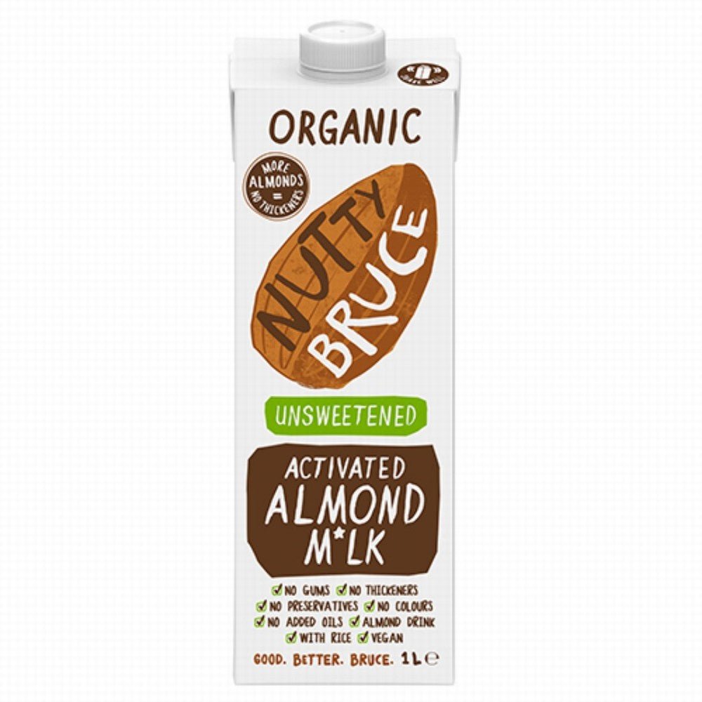 Nutty Bruce Organic Activated Almond M*Lk - Earthfare Supermarket - 5060593390822