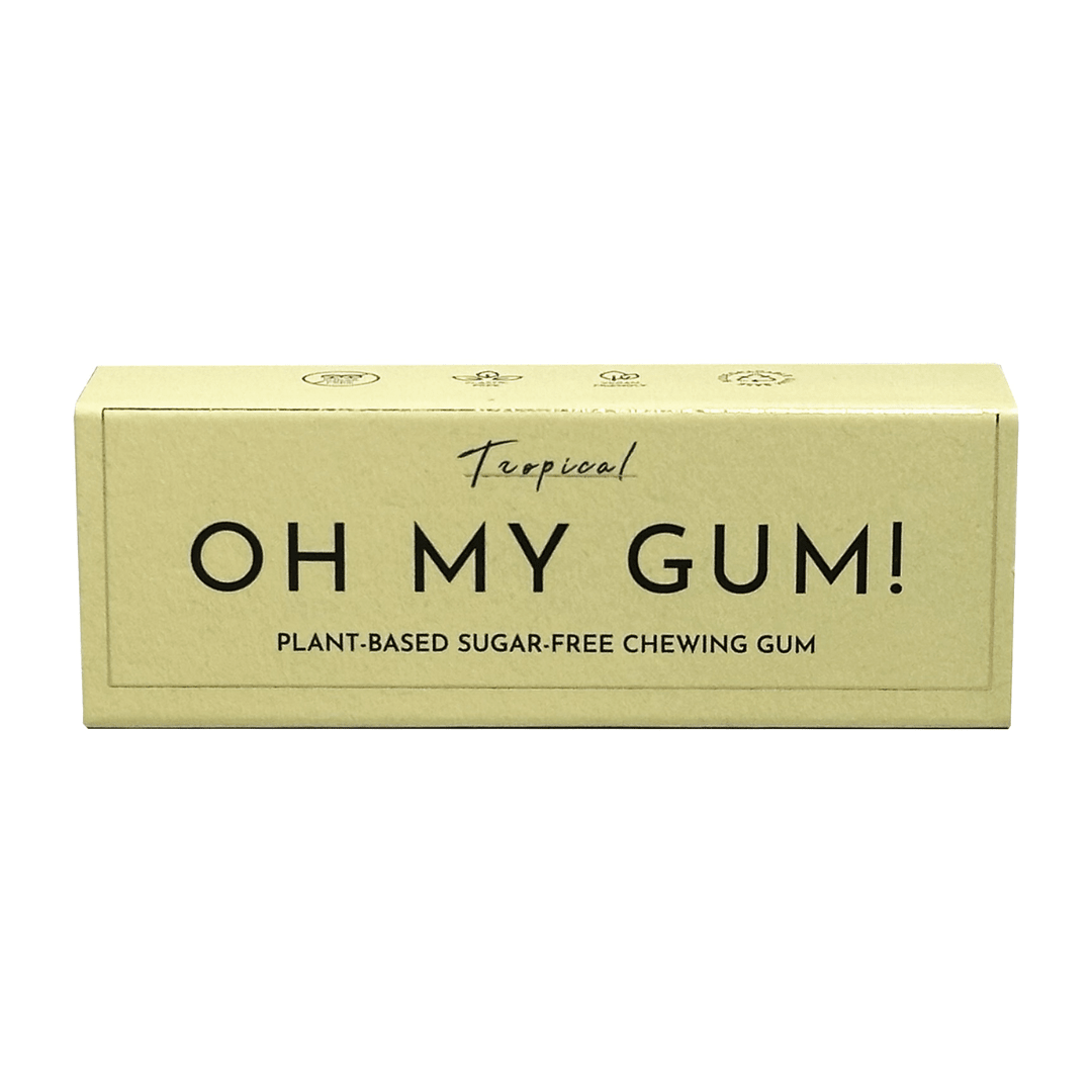 OH MY GUM! – Tropical Chewing Gum 19g - Earthfare Supermarket - 