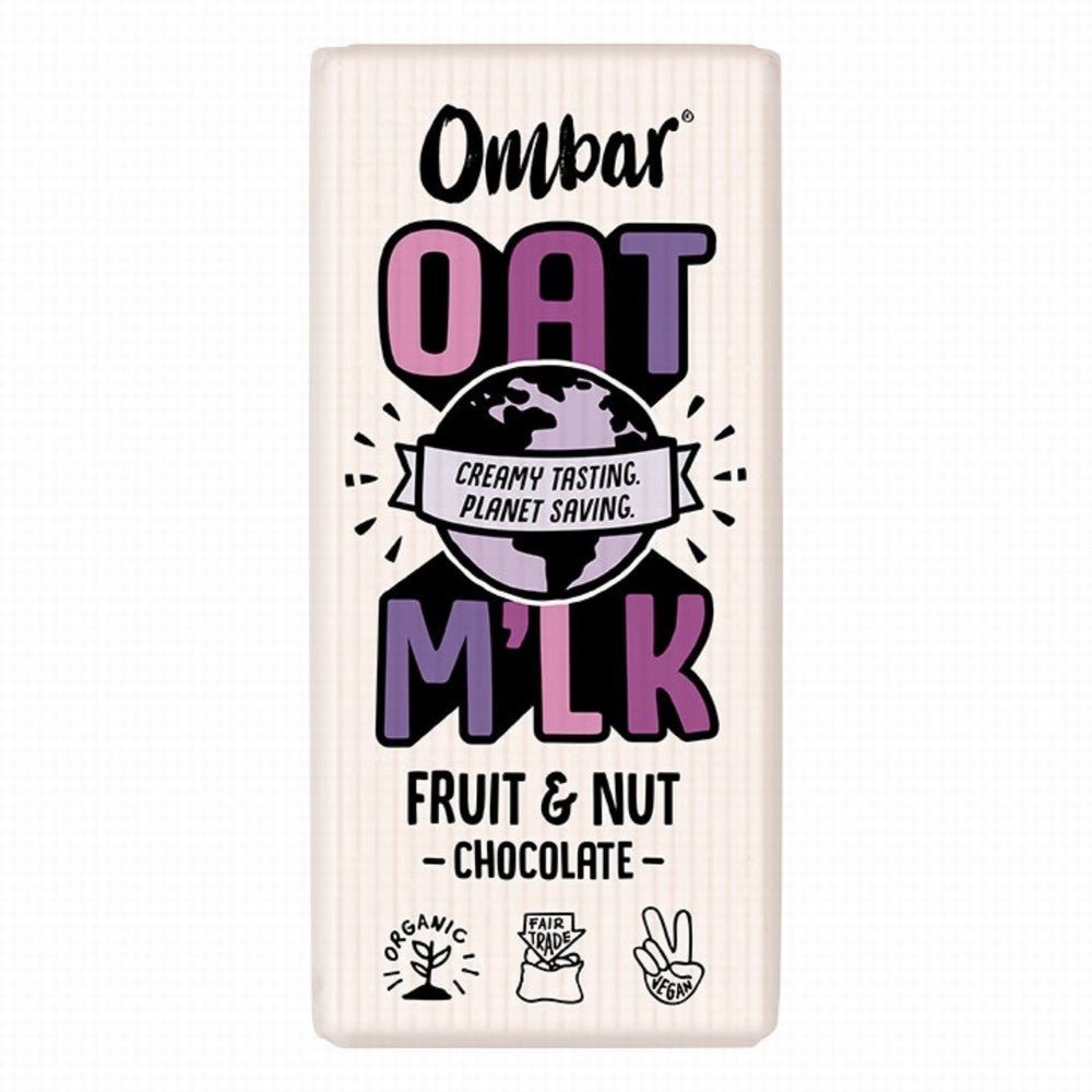 Ombar Oat Mylk Fruit & Nut 70G - Earthfare Supermarket - 5060102662341
