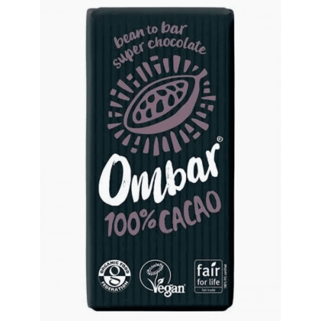 Ombar Organic 100% Cacao 70G - Earthfare Supermarket - 5060102662600
