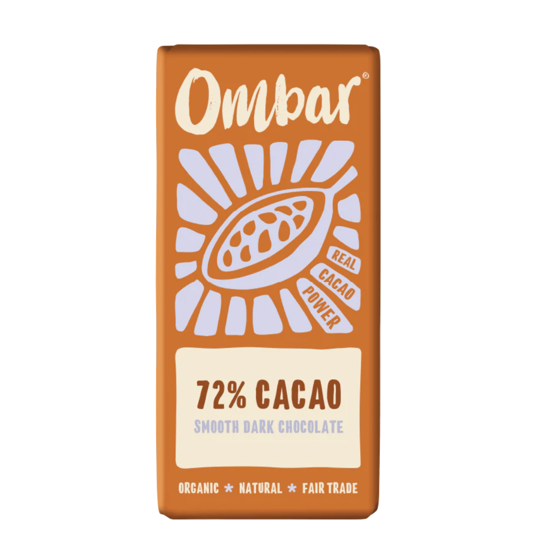 Ombar Organic 72% Cacao 70g - Earthfare Supermarket - 5060102662112