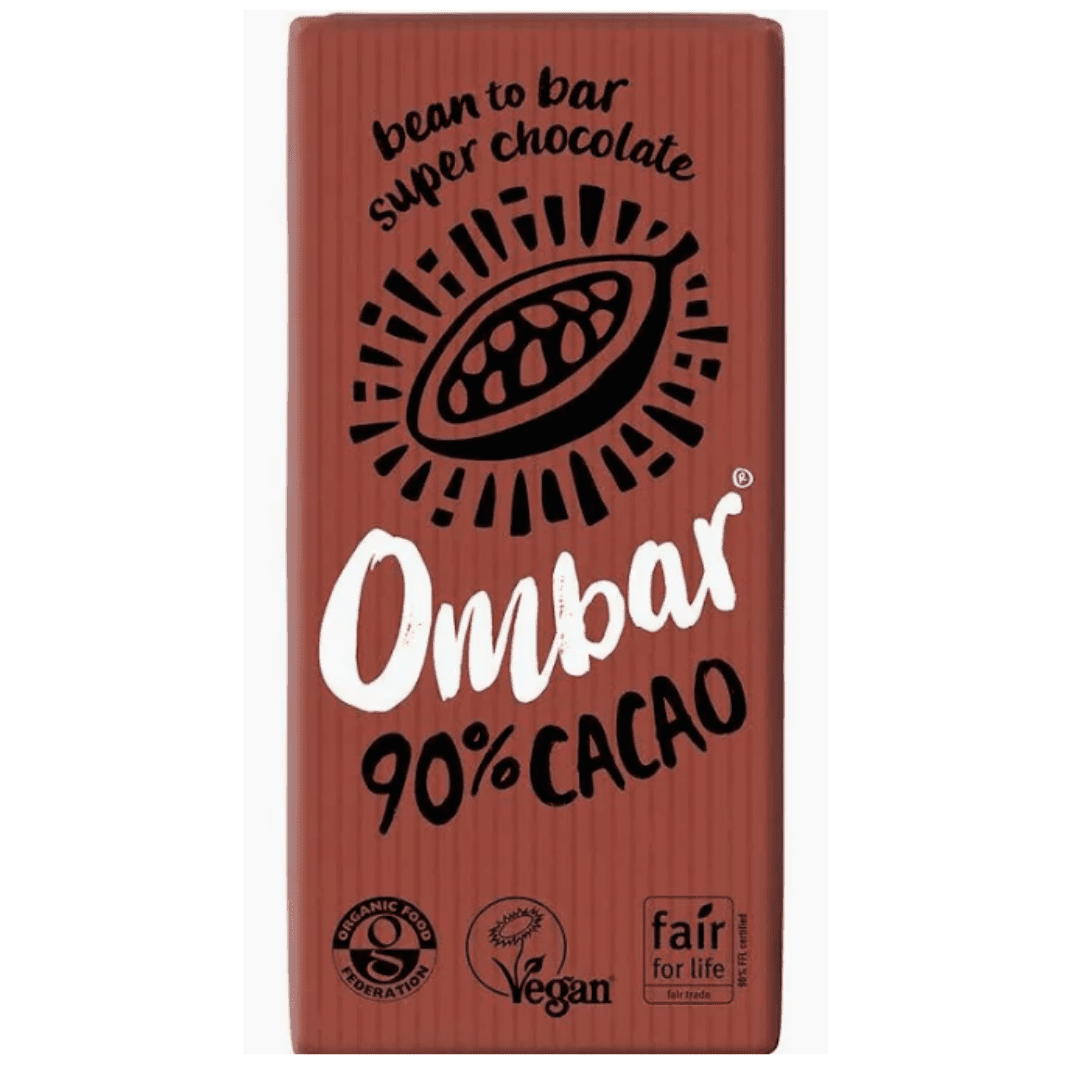 Ombar Organic 90% Cacao 70G - Earthfare Supermarket - 5060102662594