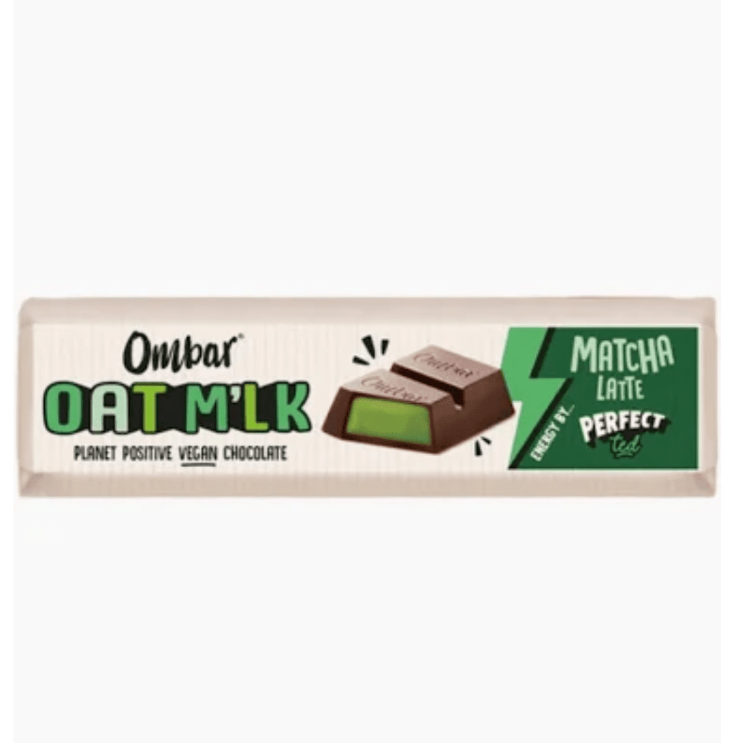 Ombar Perfect Ted Oat M'lk Matcha Latte Filled Bar 42g - Earthfare Supermarket - 5060102662617