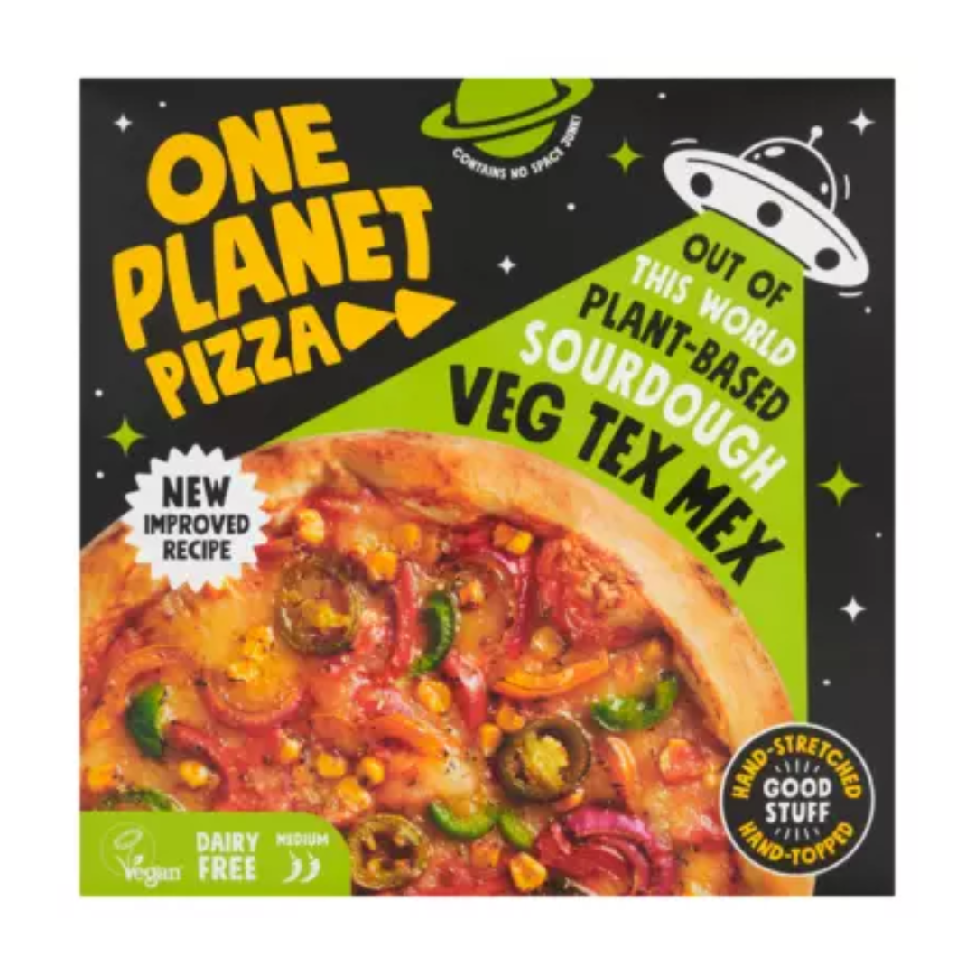One Planet Pizza Tex Mex Pizza - Earthfare Supermarket - 5060536650518