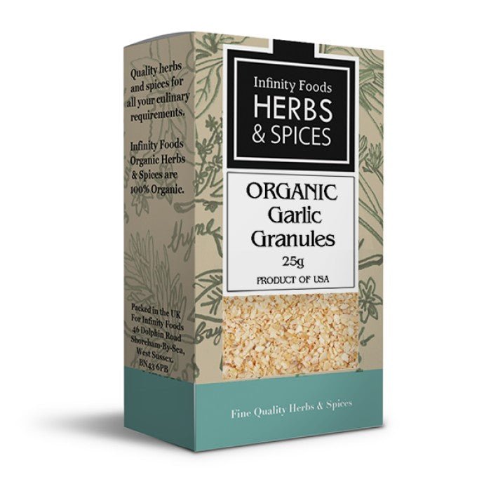 Organic Garlic Granules - Earthfare Supermarket - 5029220986395