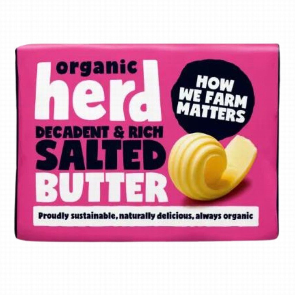 Organic Herd Salted Butter 250g - Earthfare Supermarket - 5060359620385