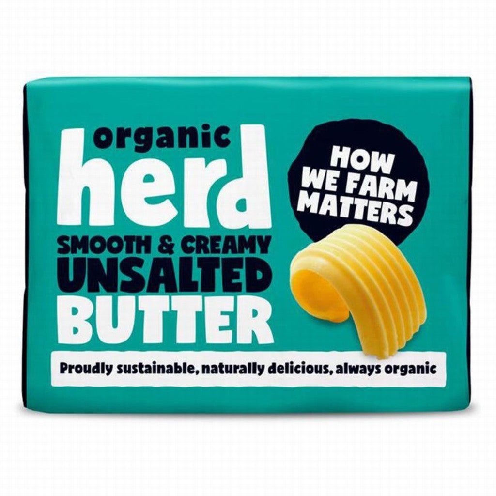 Organic Herd Unsalted Butter 250g - Earthfare Supermarket - 5060359620378
