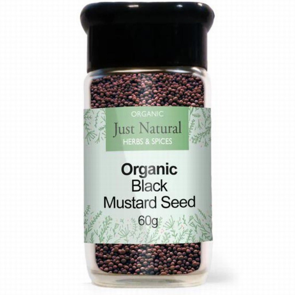 Organic Mustard Seeds Black Jar - Earthfare Supermarket - 5056078807039
