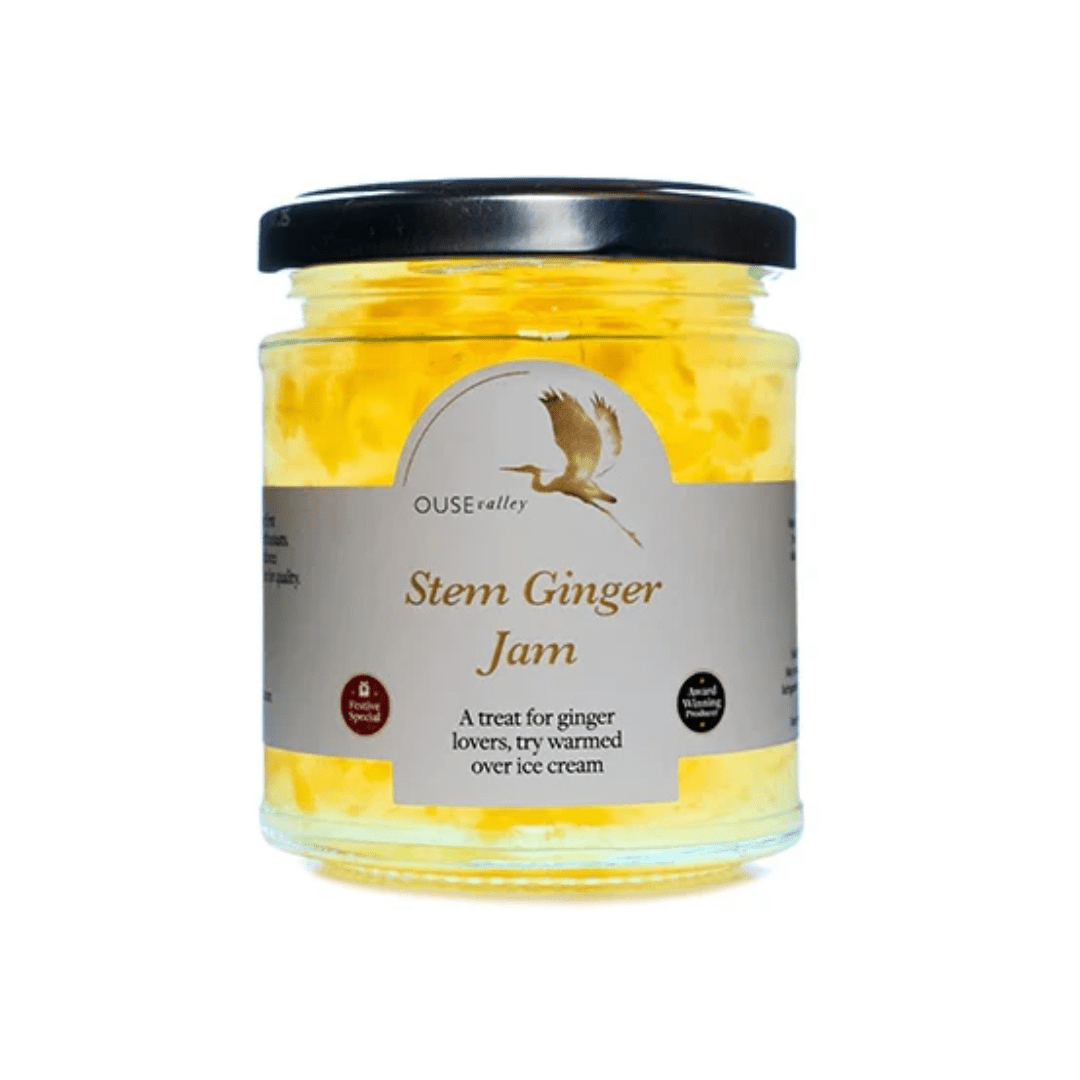 Ouse Valley Stem Ginger Jam 227g - Earthfare Supermarket - 5060125830482