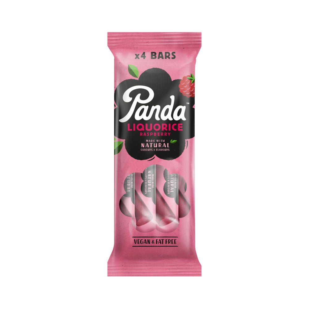 Panda Liquorice Raspberry 4 Pack - Earthfare Supermarket - 6412500079167