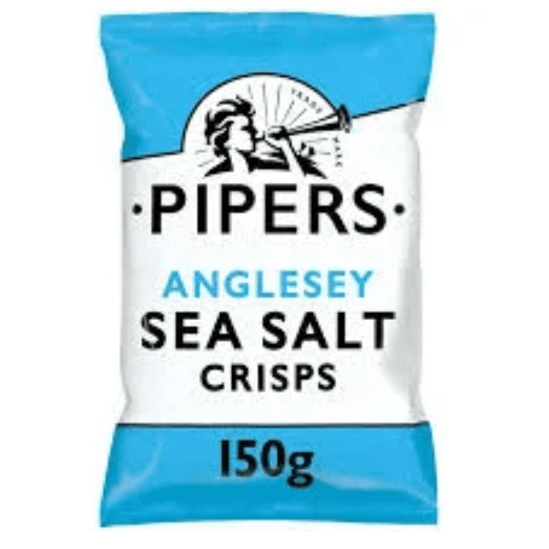 Pipers Anglesey Sea Salt Crisps - Earthfare Supermarket - 5033060100040