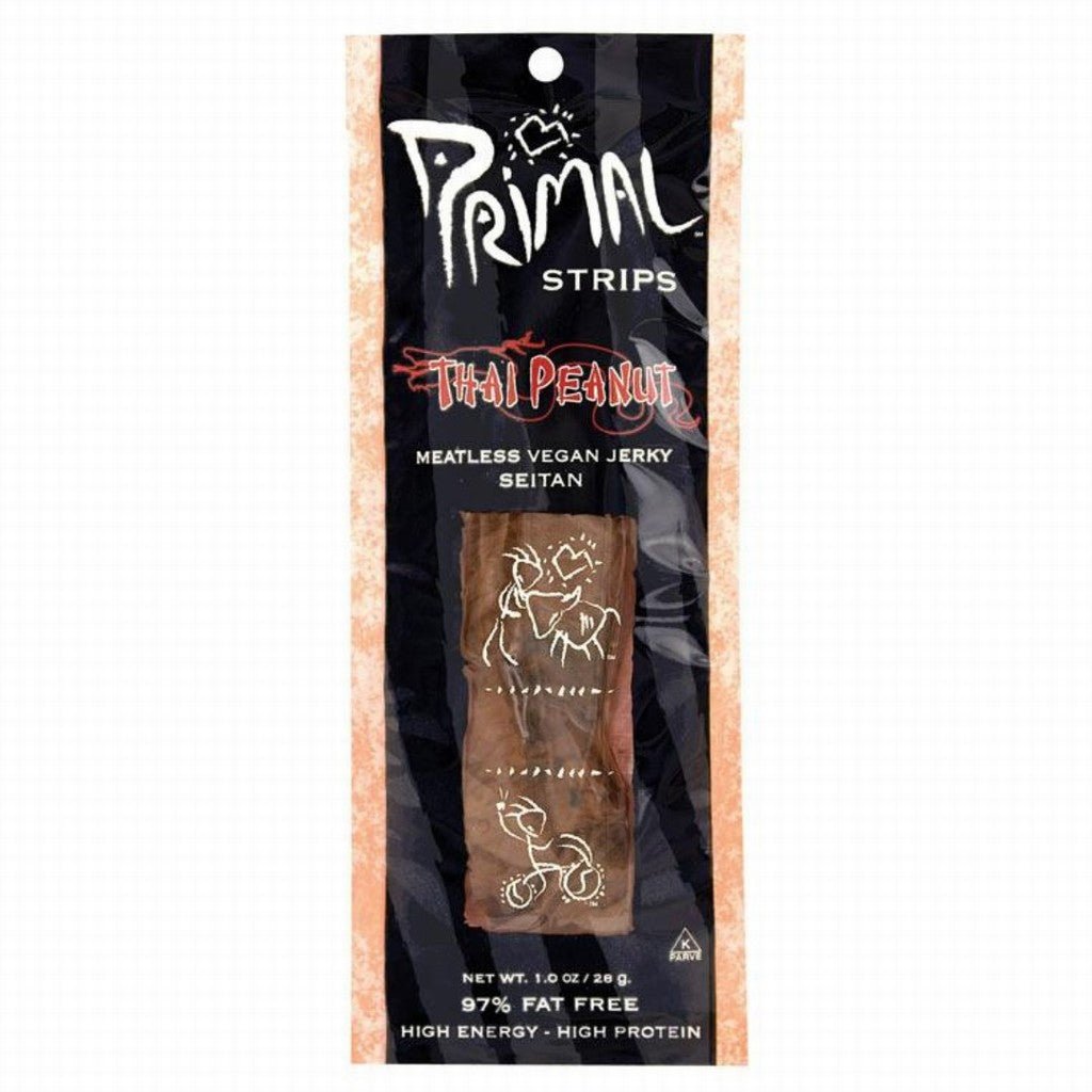 Primal Strips Thai Peanut 28g - Earthfare Supermarket - 838455000197