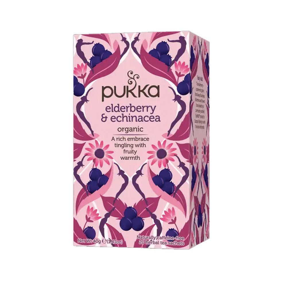 Pukka Organic Elderberry & Echinacea - Earthfare Supermarket - 5060229011473