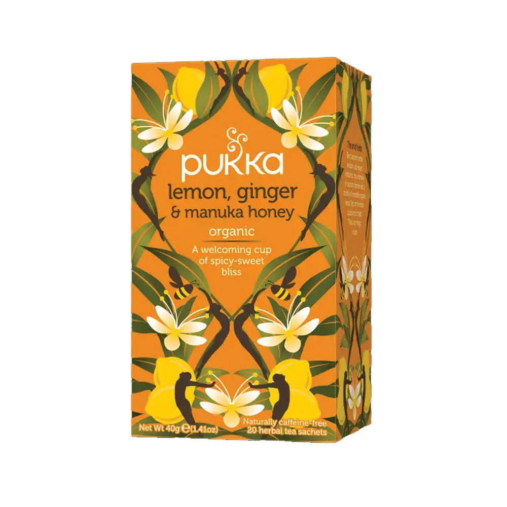 Pukka Organic Lemon Ginger & Manuka Honey - Earthfare Supermarket - 5060229011534