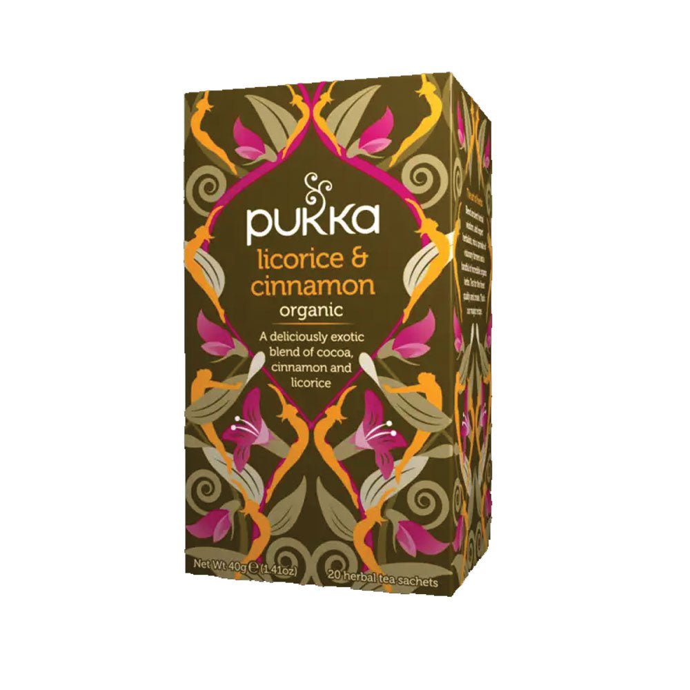 Pukka Organic Licorice & Cinnamon 20bags - Earthfare Supermarket - 5065000523930
