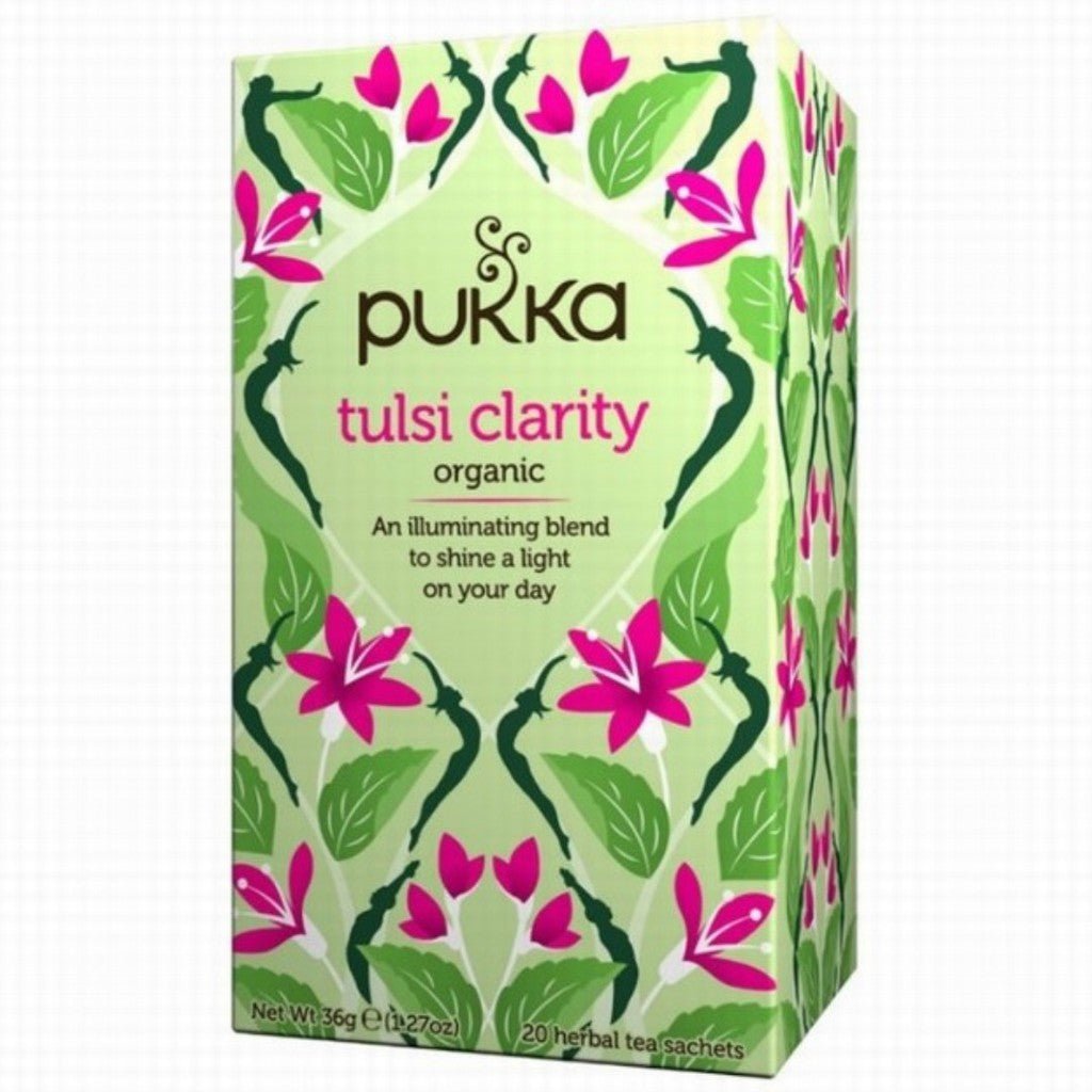 Pukka Organic Tulsi Clarity 20bags - Earthfare Supermarket - 5060519143693