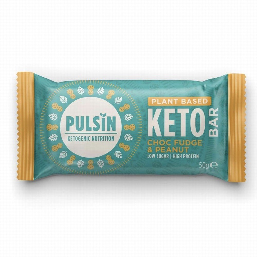 Pulsin Chocolate Fudge & Peanut Keto Bar - Earthfare Supermarket - 886054002241