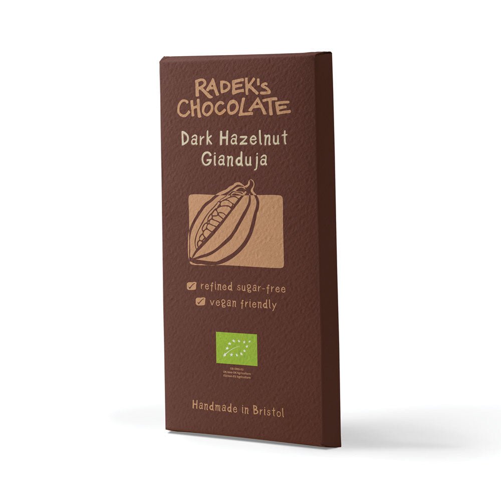 Radeks Chocolate Dark Hazelnut Gianduja - Earthfare Supermarket - 0742776741441