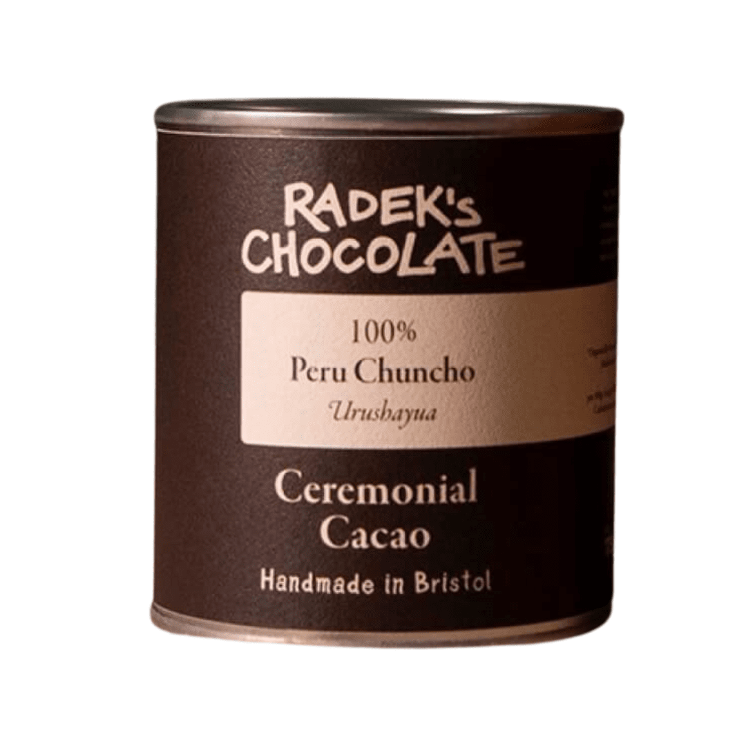 Radeks Peru Chuncho 100% Ceremonial Cacao - Tin - Earthfare Supermarket - 0780627355560