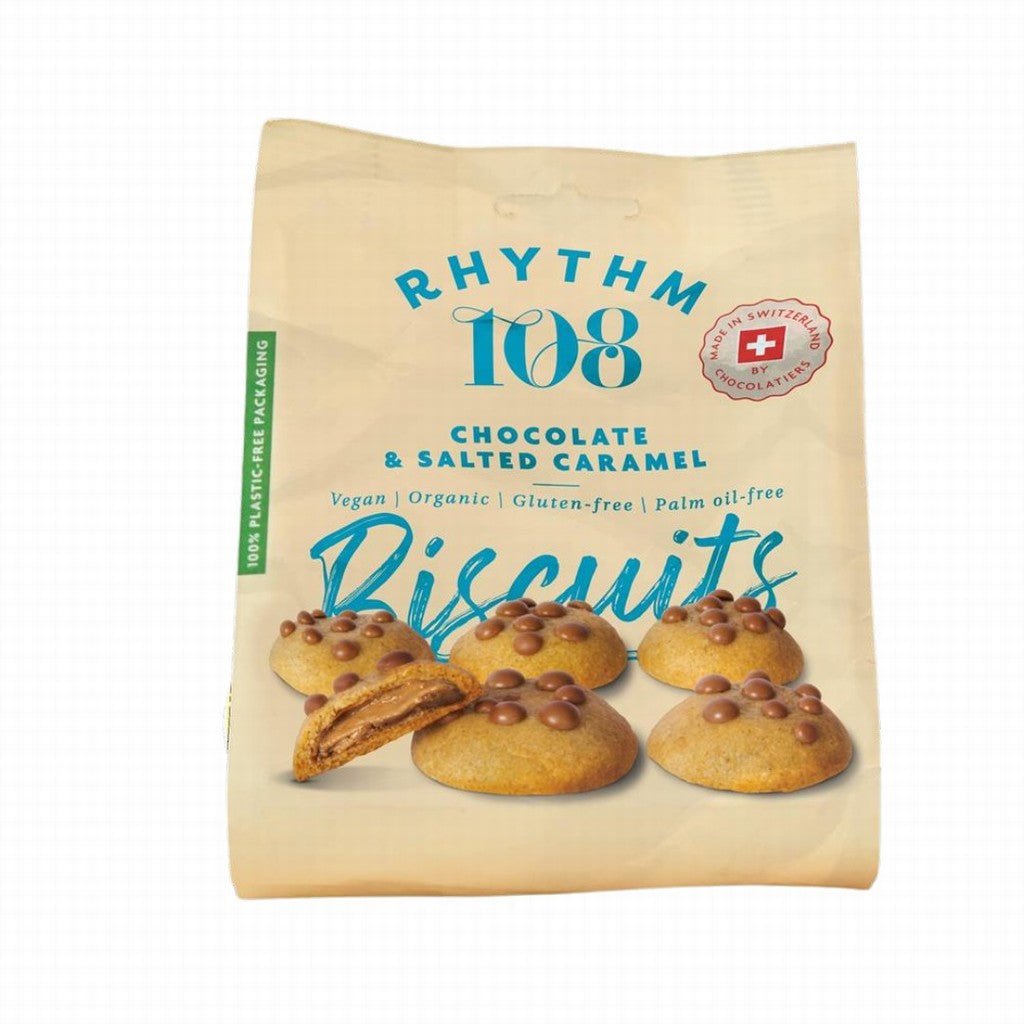 Rhythm 108 Chocolate & Salted Caramel Sharing Bag 135G - Earthfare Supermarket - 7640155341059