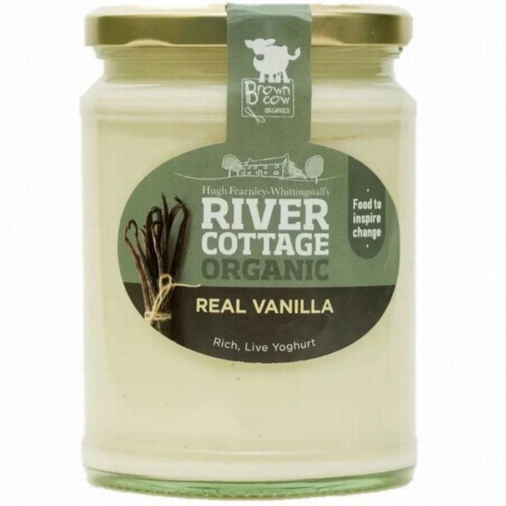 River Cottage Yoghurt Vanilla 475ml - Earthfare Supermarket - 5060104950019