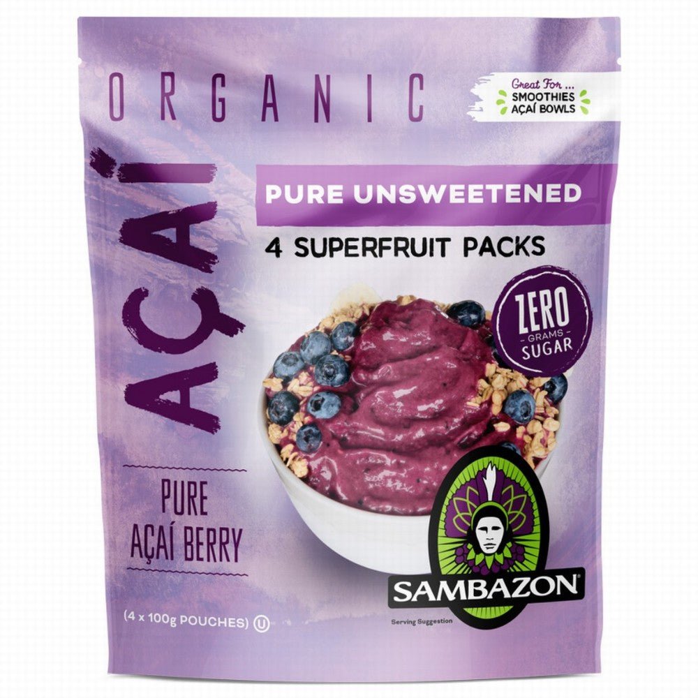 Sambazon Organic Acai Pure Unsweetened - Earthfare Supermarket - 818411001413