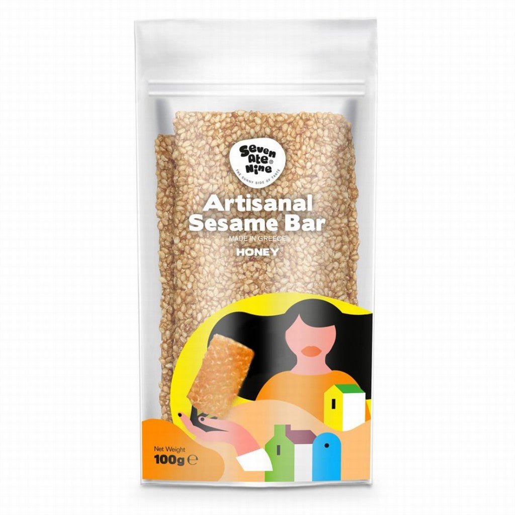 Seven Ate Nine Sesame Bar Honey x 4 bars - Earthfare Supermarket - 5200408802915