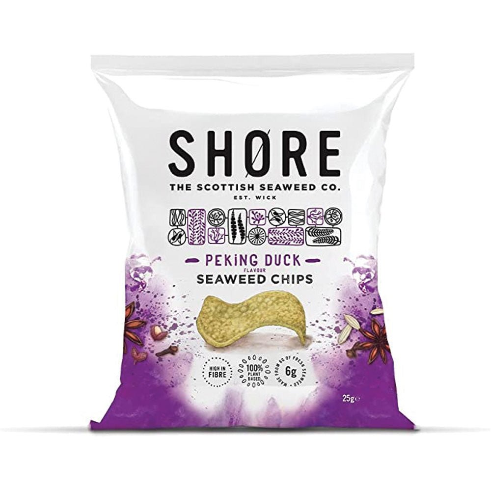 Shore Seaweed Asian Peking Seaweed Chips 25G - Earthfare Supermarket - 5060567680188