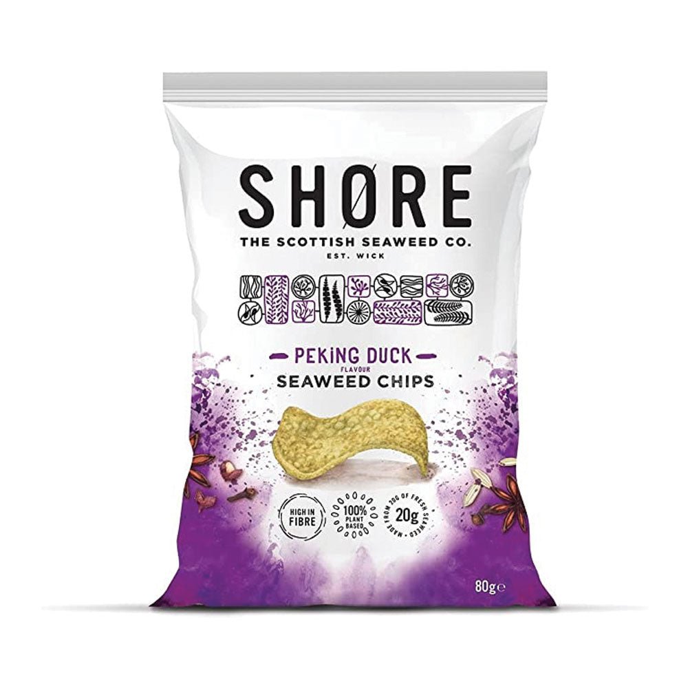 Shore Seaweed Asian Peking Seaweed Chips 80G - Earthfare Supermarket - 5060567680218