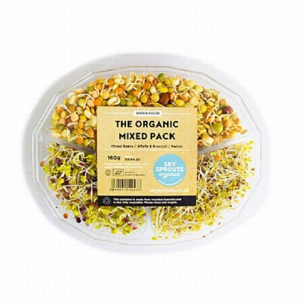 Sky Sprouts Organic Mixed 160g - Earthfare Supermarket - 5060031142433