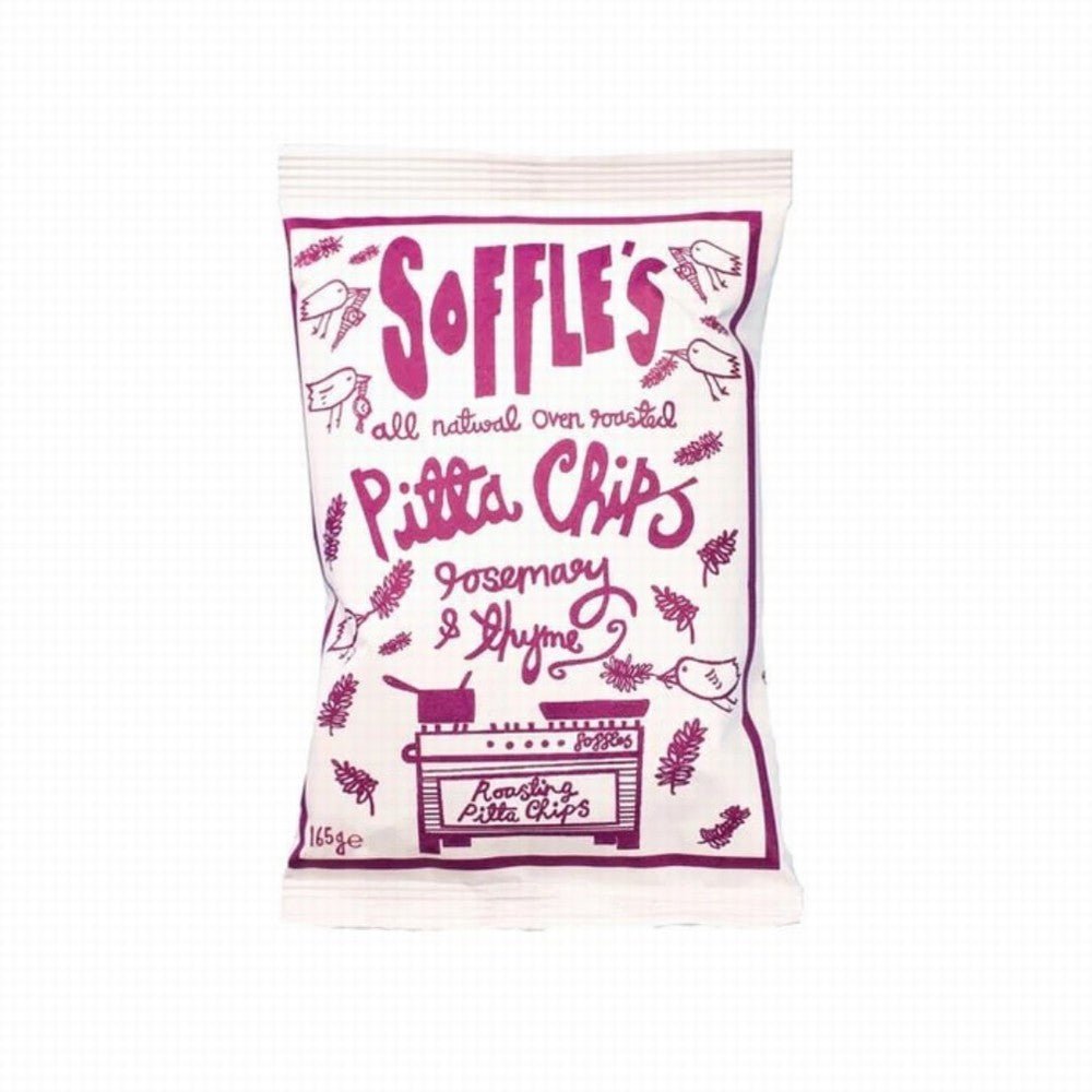 Soffles Rosemary & Thyme Pitta Chips - Earthfare Supermarket - 5050665034181