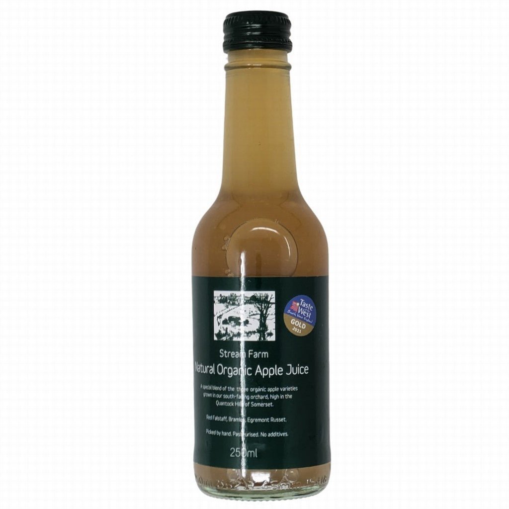 Stream Farm Apple Juice Organic 250ml - Earthfare Supermarket - 5060244110045