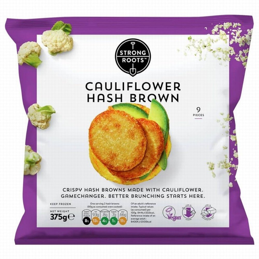 Strong Roots Cauliflower Hash Browns - Earthfare Supermarket - 5391528180271