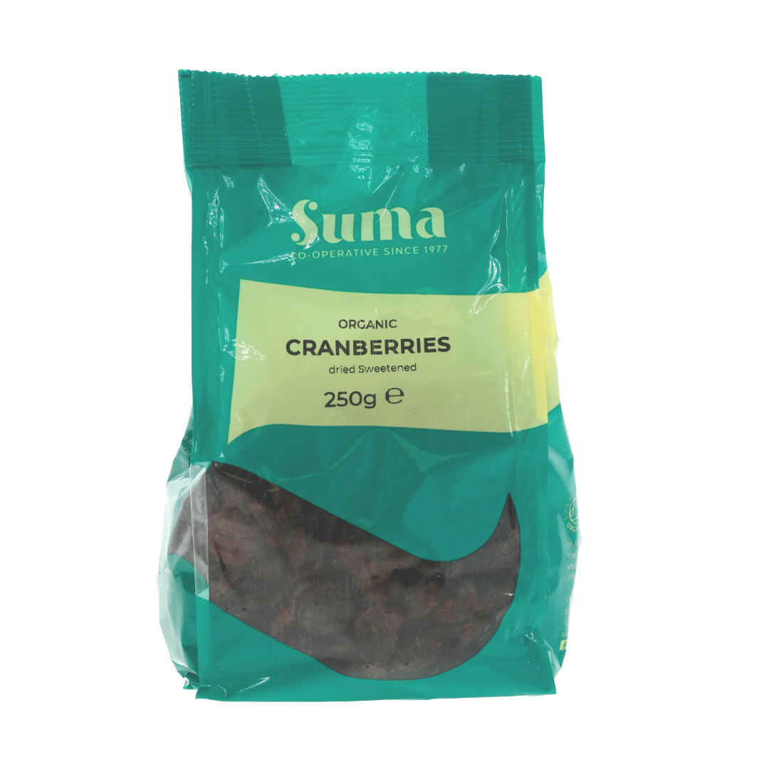 Suma Cranberries - Organic 250g - Earthfare Supermarket - 5017601031512