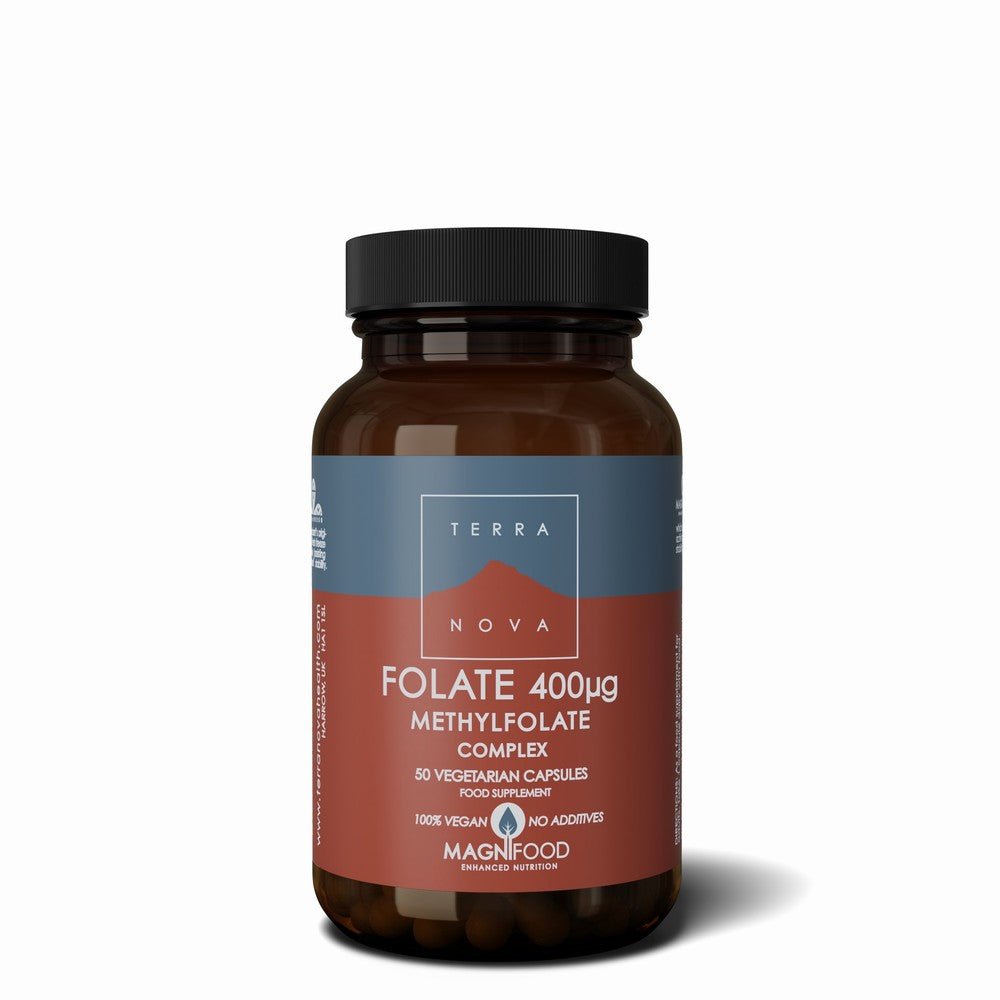 Terranova Folate 400Ug Methylfolate Complex - Earthfare Supermarket - 5060203790226