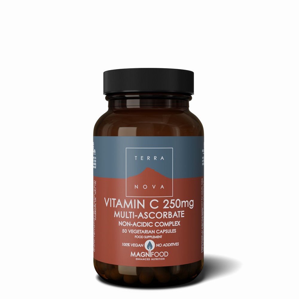 Terranova Vitamin C 250Mg Complex 50Caps - Earthfare Supermarket - 5060203790370