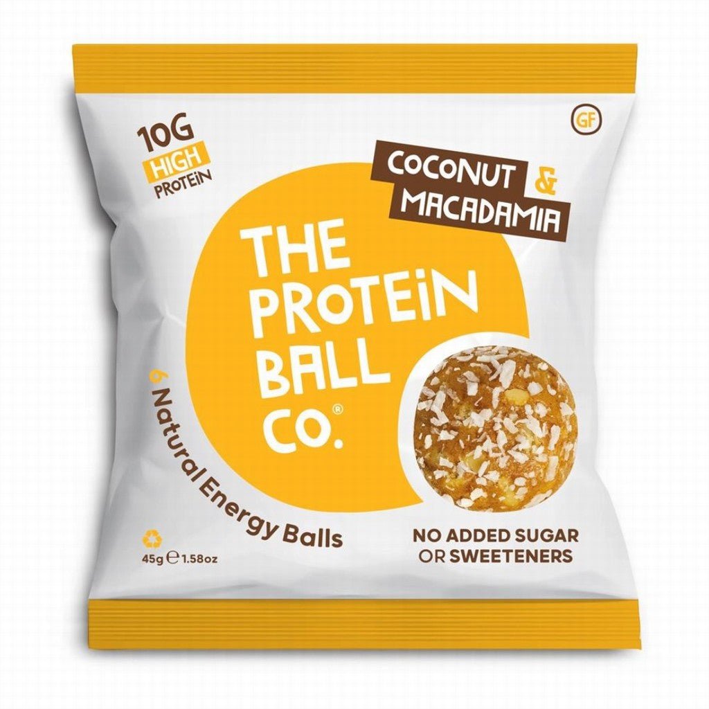 The Protein Ball Co Coconut & Macadamia Protein Balls - Earthfare Supermarket - 813047020036