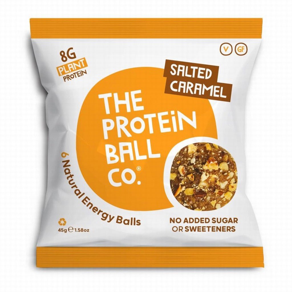 The Protein Ball Co Salted Caramel Protein + Vitamin Balls - Earthfare Supermarket - 813047020180
