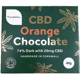Themptation Organic Cbd Dark Chocolate 20Mg Orange - Earthfare Supermarket - 793591507996