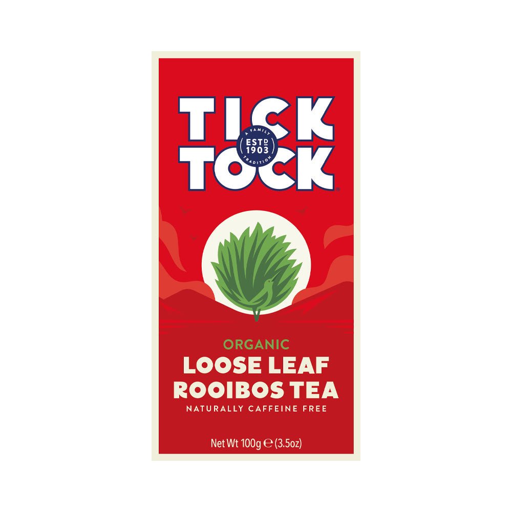 Tick Tock Organic Rooibos Loose Leaf 100g - Earthfare Supermarket - 0503255800381