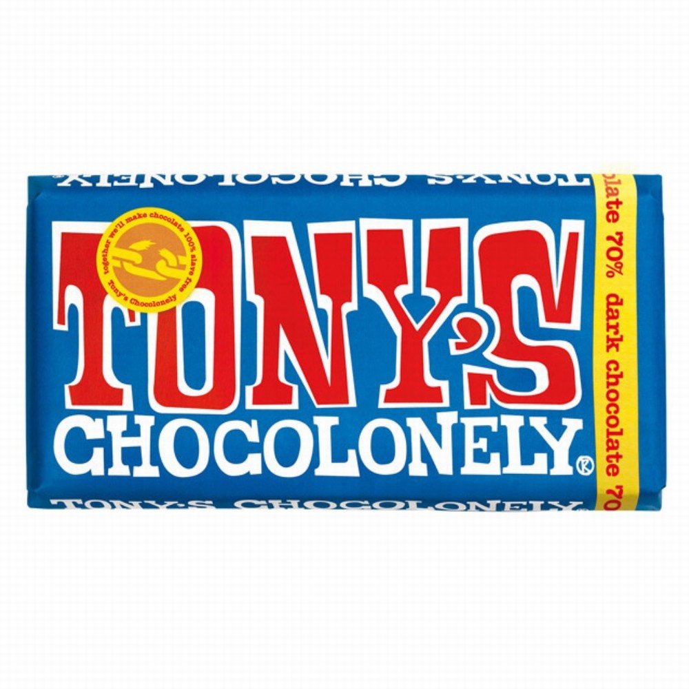 Tonys Chocolonely Dark Chocolate 70% Fairtrade - Earthfare Supermarket - 8717677339990