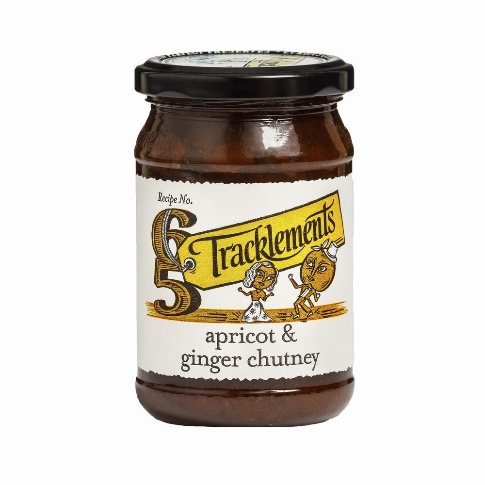 Tracklements Apricot & Ginger Chutney - Earthfare Supermarket - 5019378002771