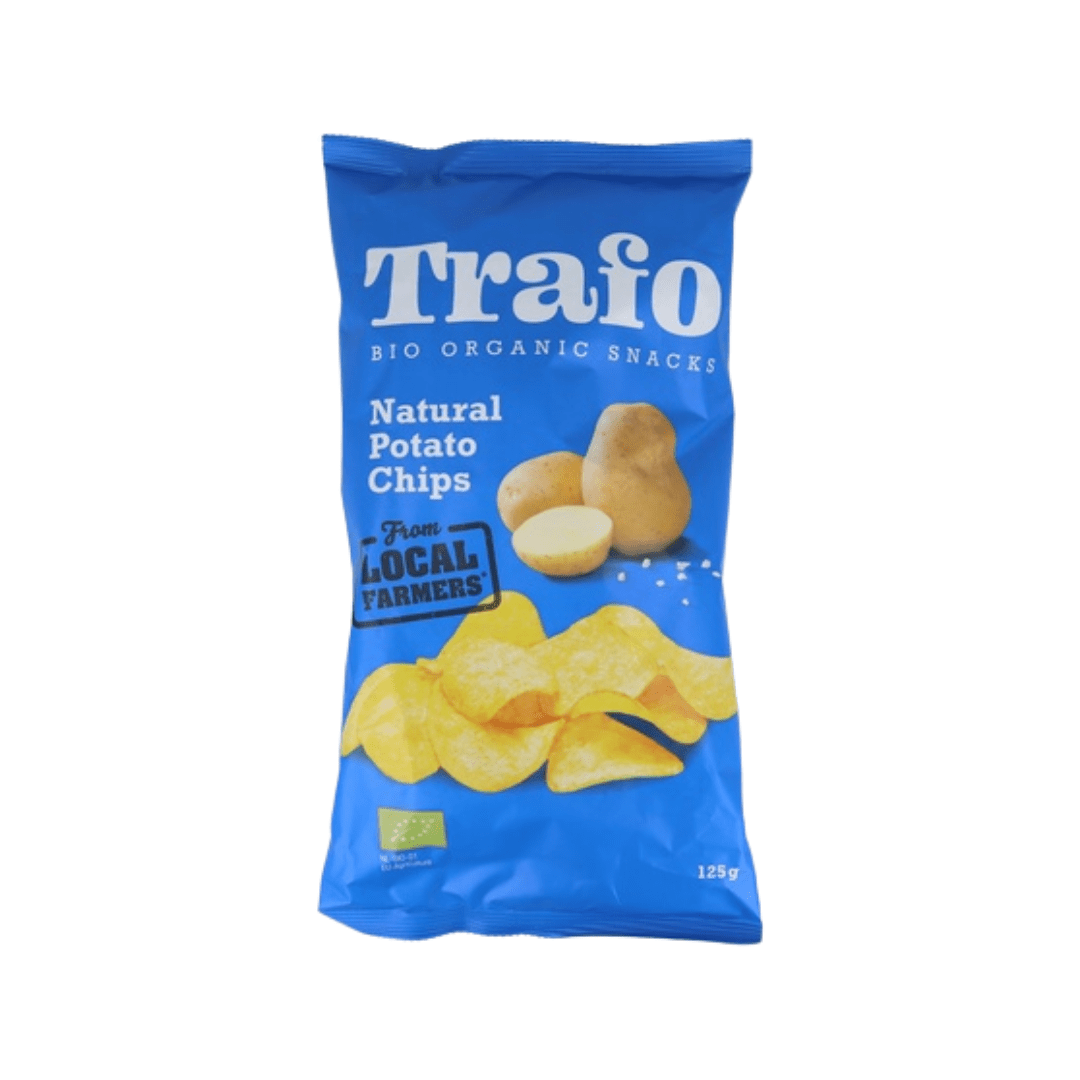 Trafo Organic Potato Chips Natural 125g - Earthfare Supermarket - 8718754502030