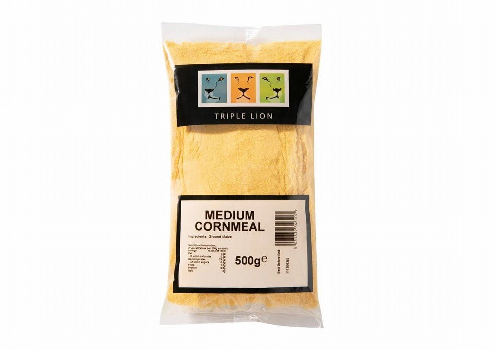 Triple Lion Medium Cornmeal 1.5 kg - Earthfare Supermarket - 5021339346176
