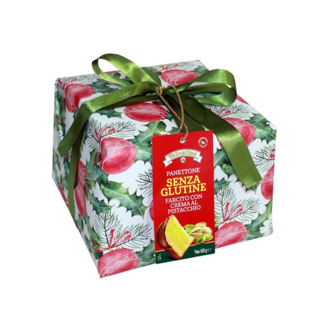 Valentino Gluten Free Pistachio Cream Panettone 600g - Earthfare Supermarket - 8002331012723
