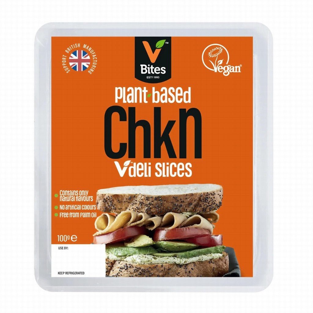 Vbites Simply Chkn Vdeli Slices - Earthfare Supermarket - 5021821144471